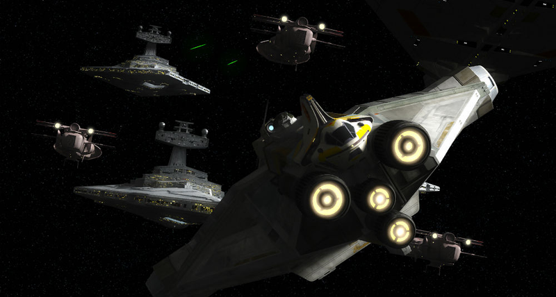 Illustration for article titled The Empire Strikes First in the Star Wars Rebels Season Finale